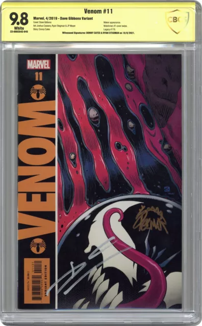 Venom #11B Gibbons Hommage Variante CBCS 9.8 Ss Cates / Stegman 2019