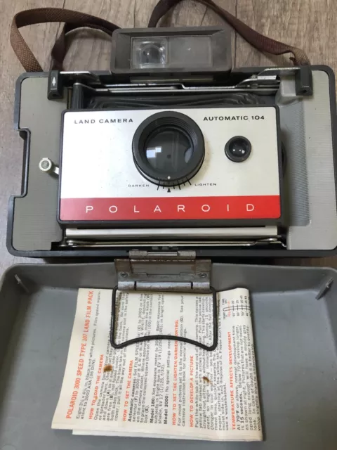 Polaroid Land Camera Automatic 104 Vintage Collectors