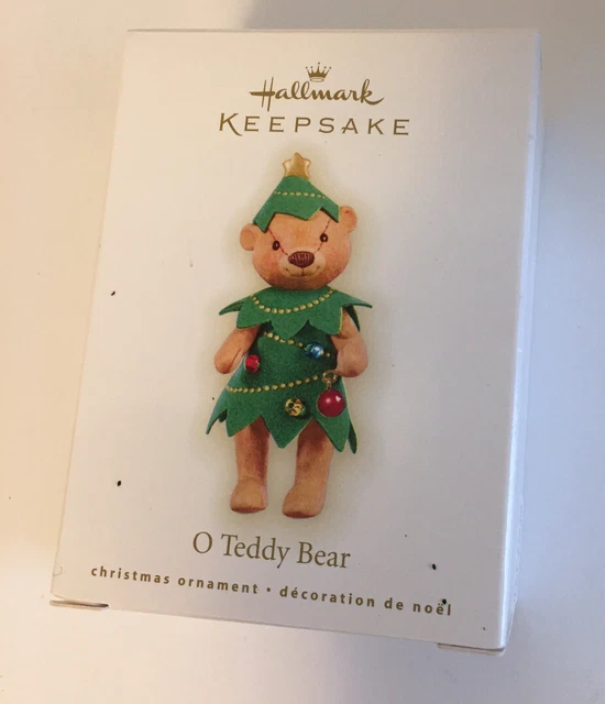 Hallmark Keepsake Ornament "O Teddy Bear" Artists Kegrize & Bricker 2009 NIB