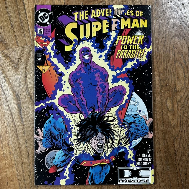 Adventures Of Superman #512 DC Universe Logo Variant DC Comics 1994 VF