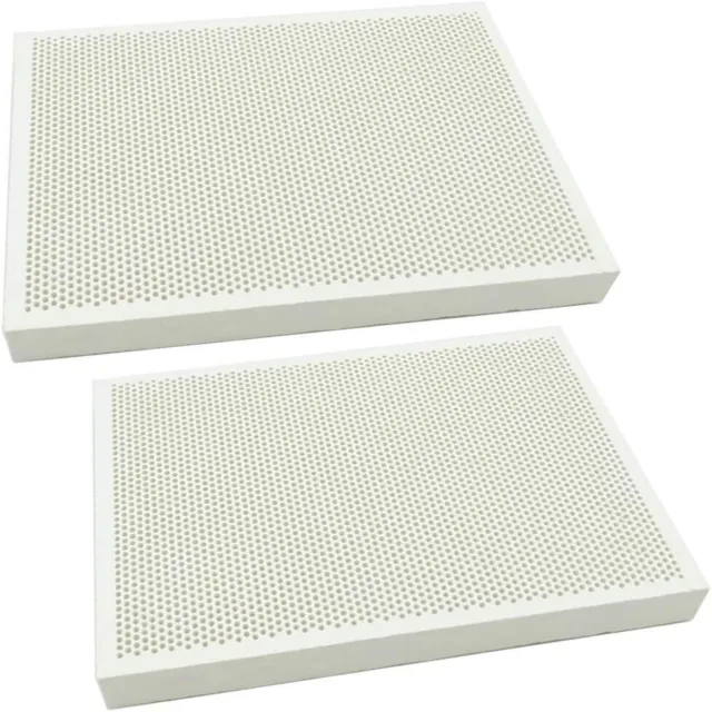 2Pcs Ceramic Honeycomb Soldering Block Plate Heat Board w/ Holes Jewelry Making
