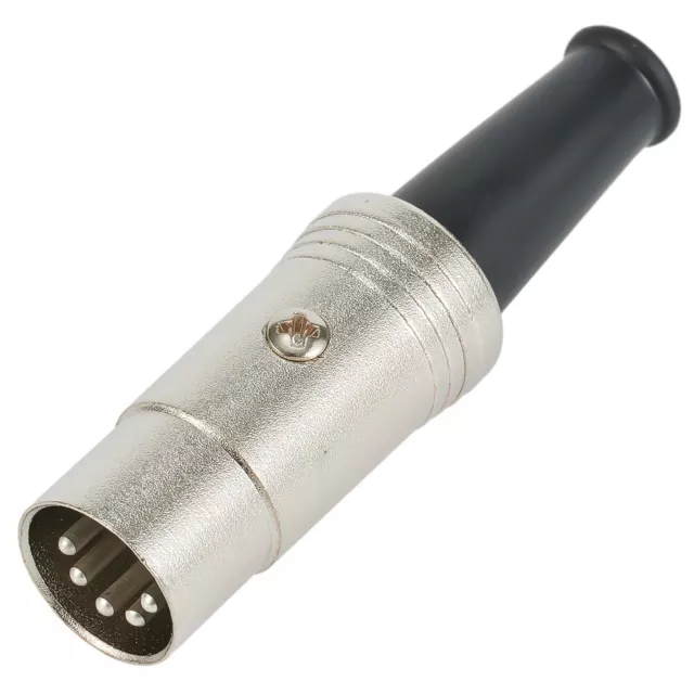 Kabelzuführung Audioadapter Inline Anschlussstecker 5 Polig Versilberte Kontakte