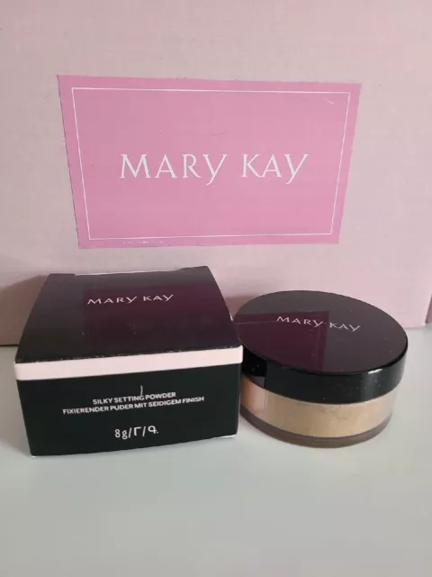 Puder (loses)  - Mary Kay Silky Setting Powder Deep Beige 8 g Neu & OVP