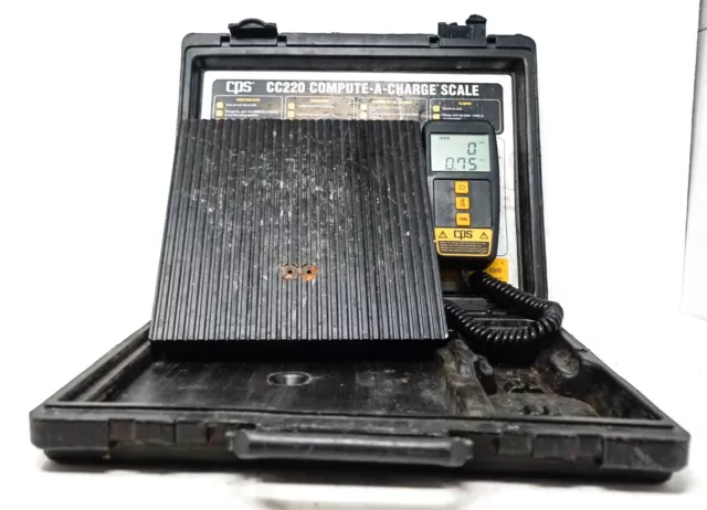 CPS [CC220] Compute-a-Charge - 220lb Capacity, Refrigerant Charging Scale