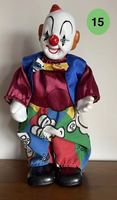 Lot 3 automates clown porcelaine musicaux jouet ancien vintage décoration cirque - Jeux & Jouets Lot 3 automates clown porcelaine musicaux jouet ancien vintage décoration cirque - Jeux & Jouets