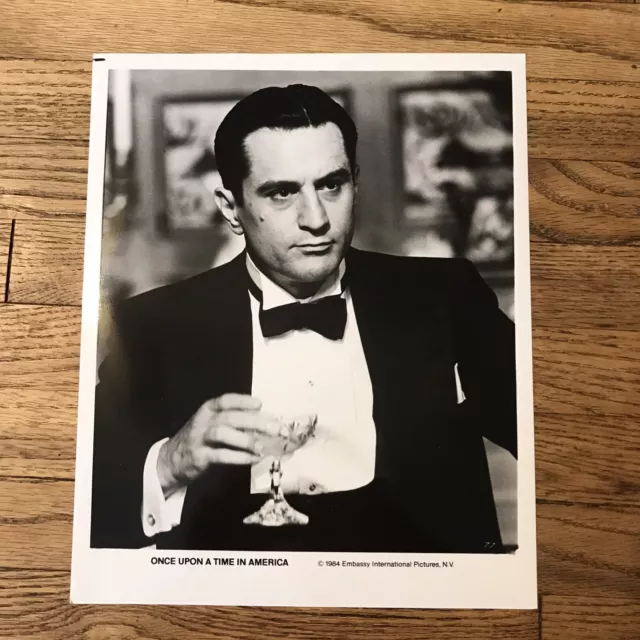 Once Upon A Time In America Movie Press Photos Robert Deniro 1984 8x10 B&W