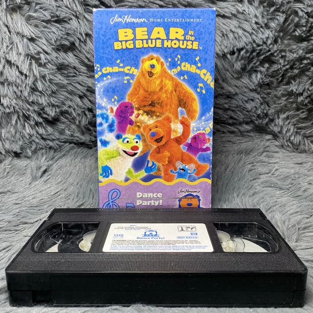 NICK JR BEAR in the Big Blue House Dance Party VHS 2002 Video Tape ...