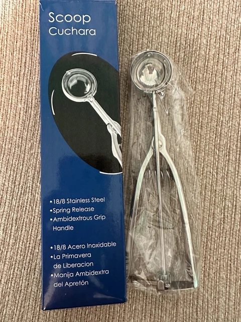 Thunder SLDA070 0.5 Ounce Stainless Steel Food Disher Squeeze Handle 1/2 Oz NSF