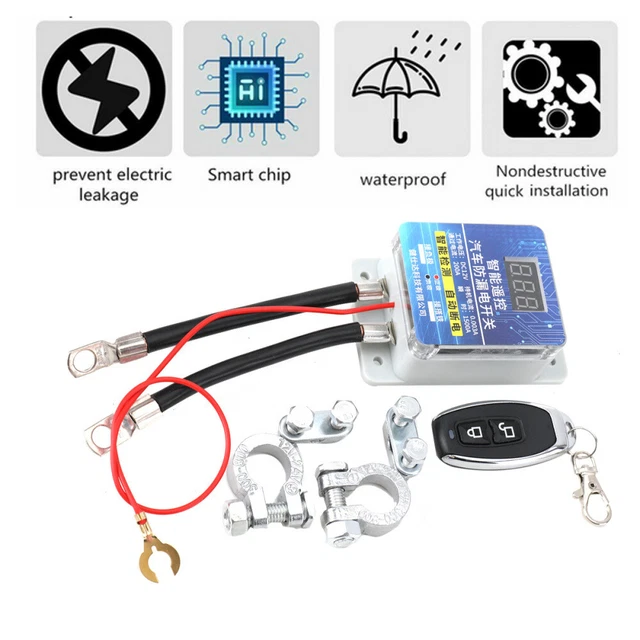 DC12V CAR BATTERY Disconnect Cut Off Kill Switch Isolator cut off