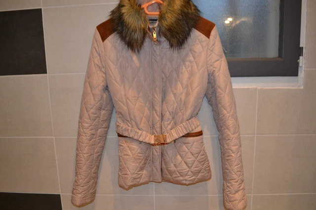 Blouson/gilet WOOXOOM Taille 1 - Couleur Beige/marron - 82% Polyester, 13% Nylon, 5% élasthanne - Occasion Excellent état
