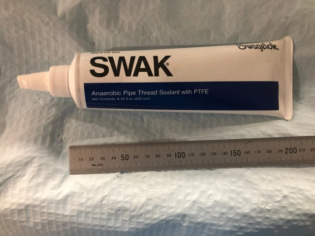 thumbnail interactive-video image 1 of Swagelok Anaerobic Thread Sealant MS-PTS-50 - 50 Cm³ Tube, Pack Of 3 | High-Performance Sealant For Threaded Connections 1 of 9