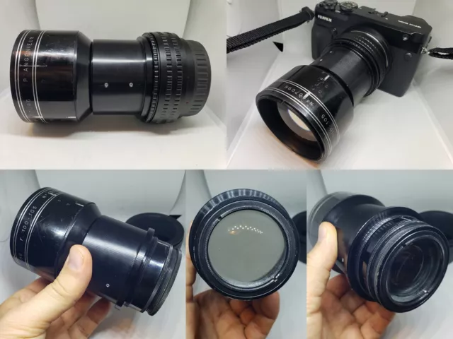 Angenieux Type 86 st 100-105mm Projection lens +GFX adapter fo Fuji 50R,Fujifilm