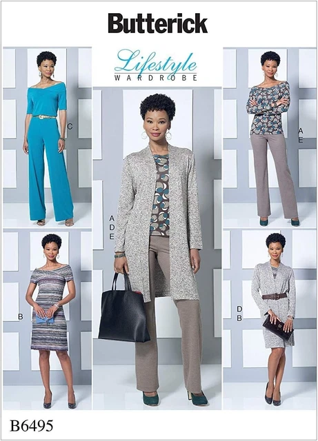 Patron De Couture Butterick N°6298 - Pour Combinaison Pantalon (longue Ou Courte) - Taille XS à M - Neuf