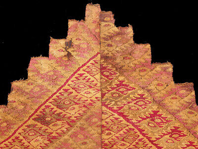 Pre-Columbian Peru Woven  Textile Fragment