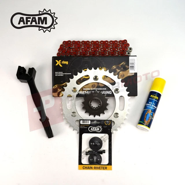 AFAM empfohlenes rotes Ketten- und Kettenrad-Kit passt Honda TRX450 2006-2014