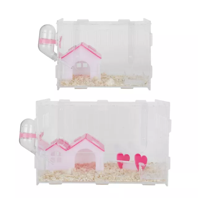 Hamster Hedgehog Cage Pet Gerbil Pig Mice Mouse Small Animals Play House Castle