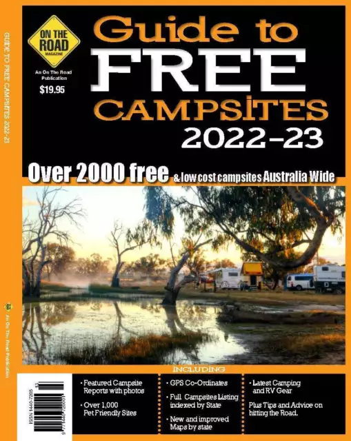 2022-2023 Edition Guide To Free Campsites Australia Caravan Camping RV Book 4x4