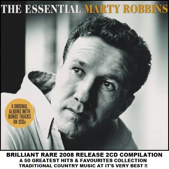 Marty Robbins - Very Best Ultimate 50 Greatest Hits Collection Country Music 2CD