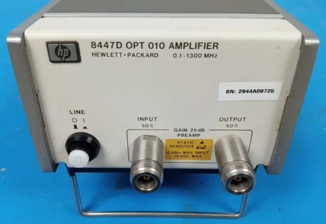 Hewlett Packard 8447D Opt 010 Amplifier, 0.1 - 1300MHz