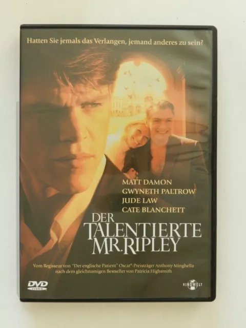 DVD Der talentierte Mr Ripley Matt Damon Gwyneth Paltrow Jude Law Film