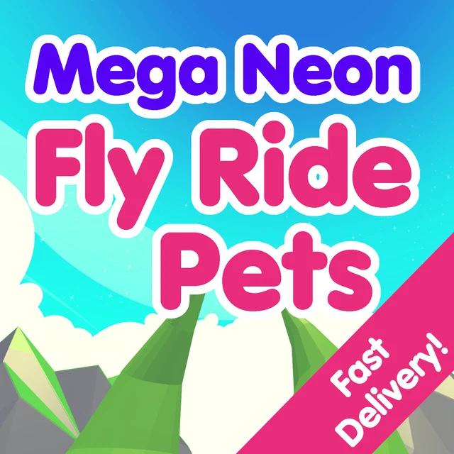 Adopt Your Pet Today! – Mega Neon Fly Ride Pet (Same Day Delivery, Virtual)