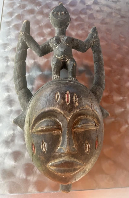 authentic guro mask (ivory coast)