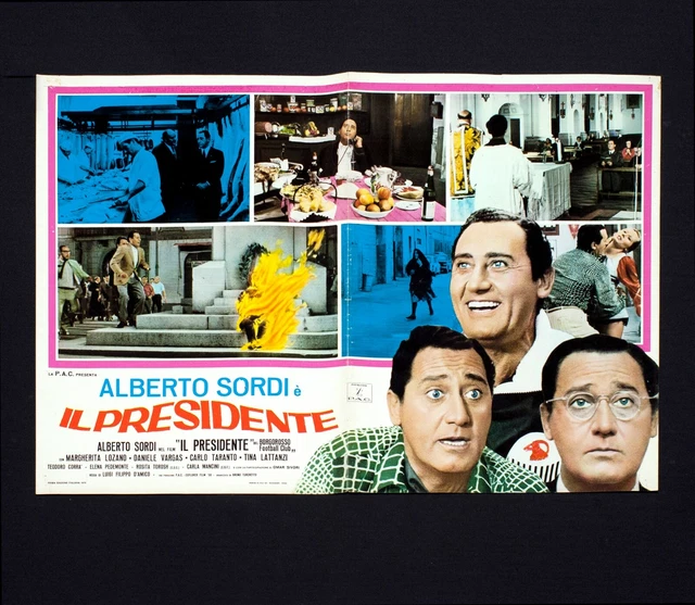 IL PRESIDENTE DEL FOOTBALL CLUB fotobusta poster Alberto