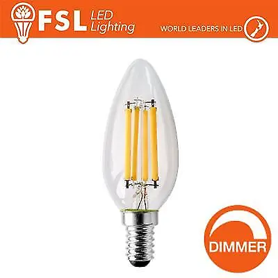 Lampada Filamento Oliva - 4W 2700K E14 400LM Dimmerabile