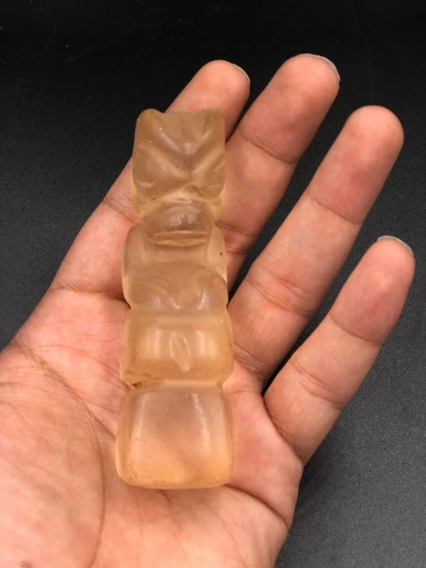 Unique Old  Burmese Crystal Lucky Crystal 4