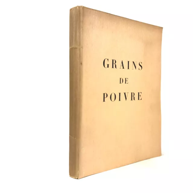 Éd. Originale GRAINS DE POIVRE 1927 Franz Toussaint ILLUSTRATIONS Tirage Limité