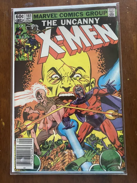 Uncanny X-Men #161 Newsstand Origin of Magneto Marvel Comics 1982 (FN-NM)
