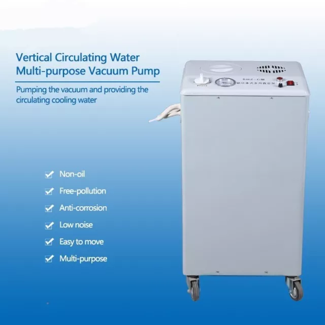 Lab Liquid Ring Pump DC Circulating Water Vacuum Pump 80L/min 0.098Mpa 370W 220V