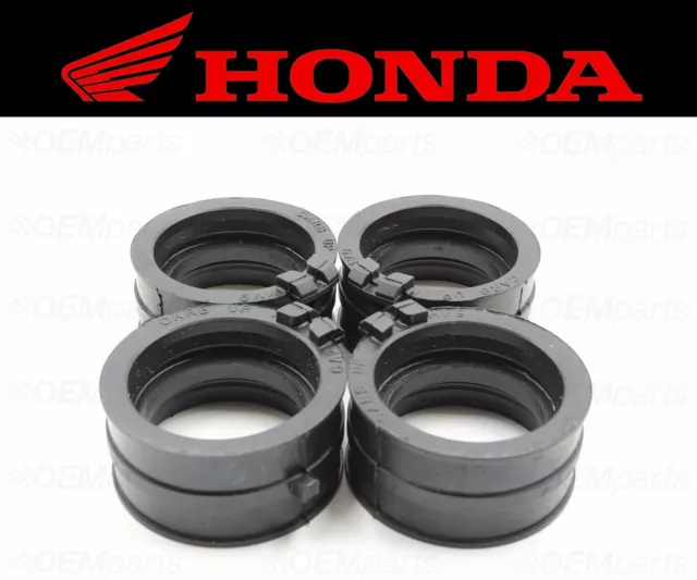 Set of (4) Honda Intake Manifold Carb Insulator Boots CBR600F2 1991-1994