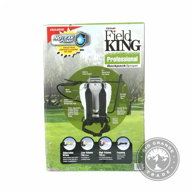 OPEN BOX D.B. Smith 190328 Field King Backpack Sprayer in White - 4 Gallon 3