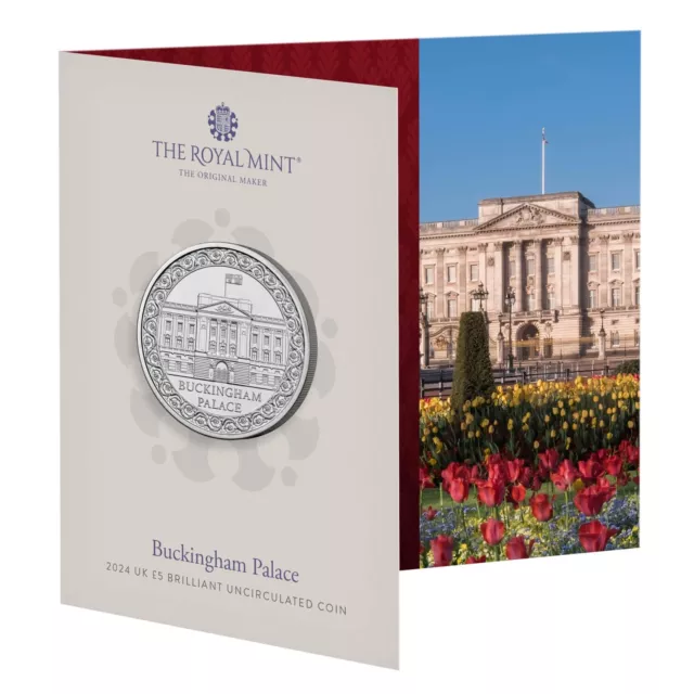 Simply Coins~ 2024 Buckingham Palace Five 5 Pound Coin Pack