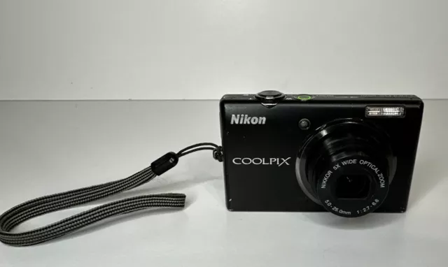 Nikon COOLPIX S570 12.0MP Digital Camera - Black Tested Very Good