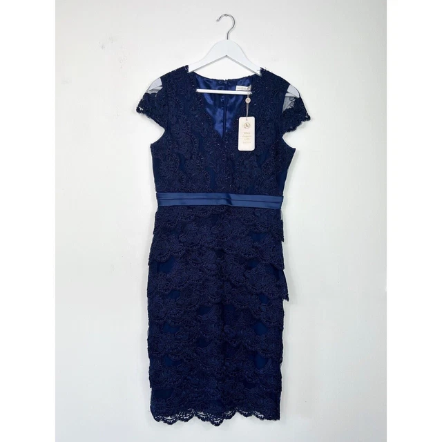 Jacques vert navy lace dress shop