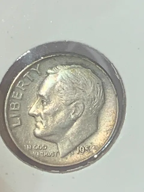 1954 D  Roosevelt Dime from a nice collection some toning #1954921-D