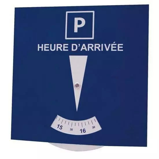 Disque de stationnement parking Zone Bleue