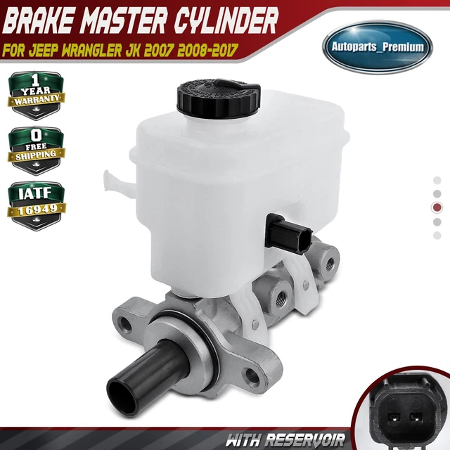 BRAKE MASTER CYLINDER with Reservoir & Sensor for Jeep Wrangler JK 2007