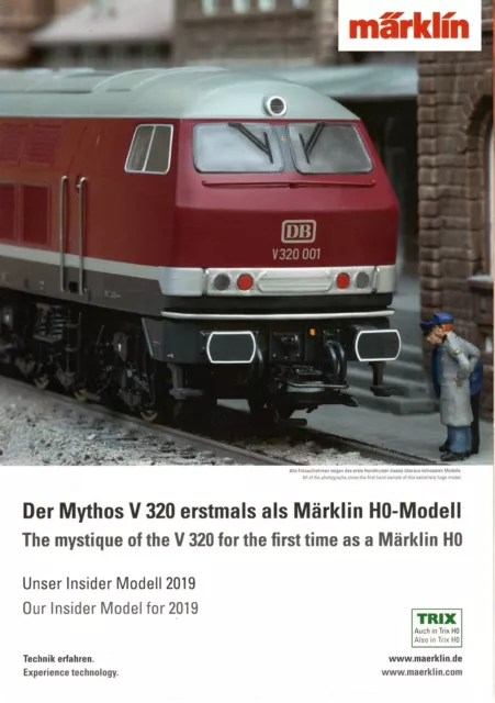 Märklin - Der Mythos V 320 erstmals als H0-Modell