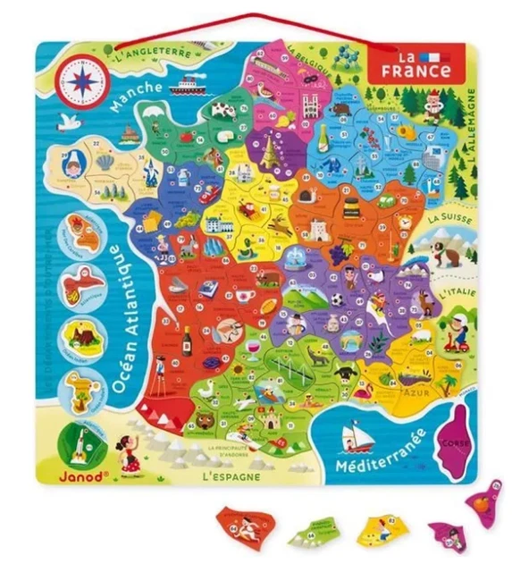 Jeu éducatif en bois, perles à enfiler Maison du Bois Jeu éducatif en bois, perles à enfiler Maison du Bois