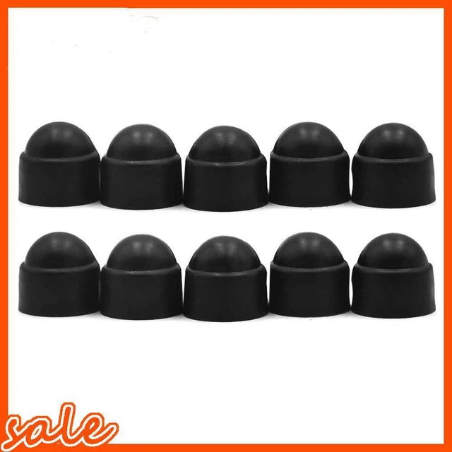 10pcs M8 Dome Plastic Hexagon Bolt Nut Protection Caps for Car Motorcycle