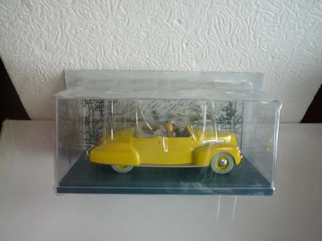 Véhicule Moulinsart Tintin - La Décapotable Du Capitaine Haddock 7 Boules De Cristal Echelle 124
