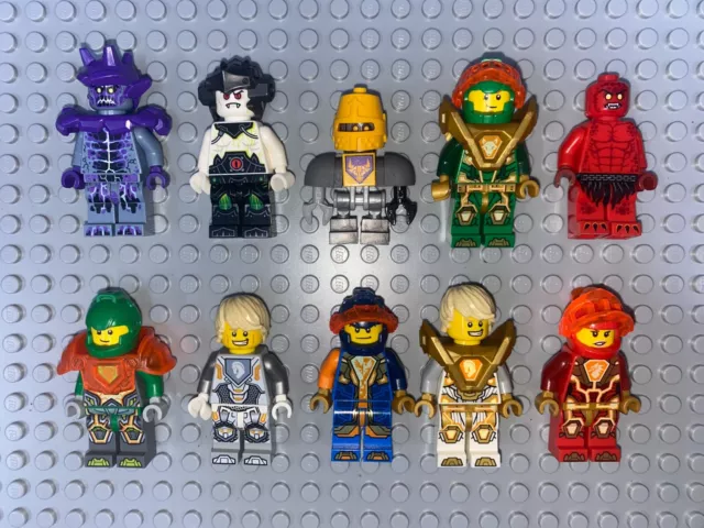 10 Lego Figuren Und Manschen Lego Nexo Knights