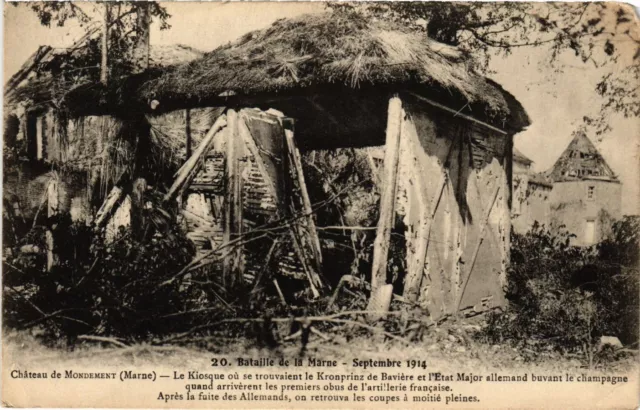 CPA AK Militaire Bataille de la Marne Chateau de Mondement Ruines (697821)