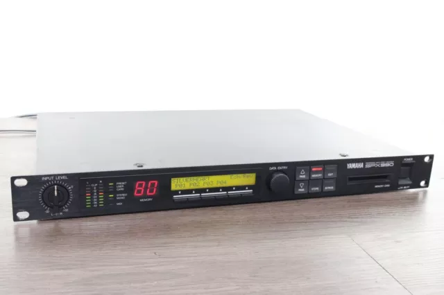 Yamaha SPX990 Professional Multi-Effects Processor 20bit linear AD/DA converter