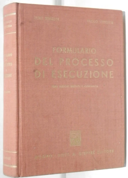 EXECUTION PROCESS FORM Luigi Reibaldi Paolo Vittoria Giuffre di e £6.92 ...