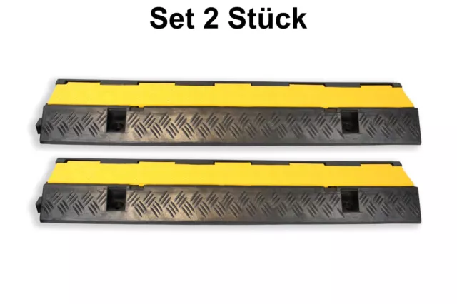 Set 2 1 canale | ponte cavi | protezione attraversamento | tubo a C | pavimento | 9t WOW