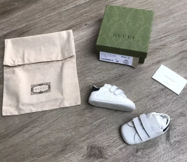 Gucci baby  Trainers / pre walkers / Shoes size EU 17 Uk 1 BNIB RRP £230